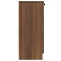 vidaXL Komoda hnedý dub 30x30x70 cm spracované drevo