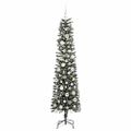vidaXL Umelý vianočný stromček Zelená 180 cm PVC, plast a oceľ
