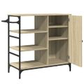 vidaXL Kuchynský vozík dub sonoma 87,5x38,5x84,5 cm kompozitné drevo