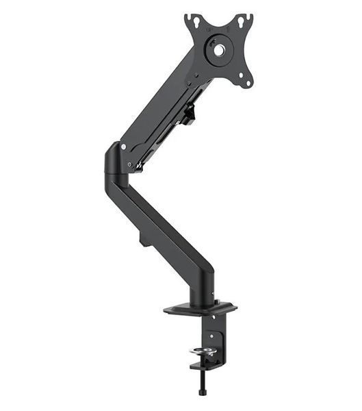 Neomounts DS70-700BL1/Držák displeje/na stůl/17-27"/svorka/VESA 100X100/nosn. 7kg/plynový píst/1 displej/černý Držák, VESA, stolní, pro plochý monitor, úhloprícka 17"-27", náklon, otácení, rotace, nosnost 7kg, cerný