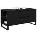 vidaXL Konferenčný stolík Čierny dub 102 x 44,5 x 50 cm
