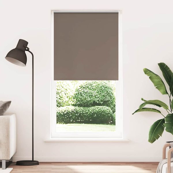 vidaXL Zatemňovacia roleta kávová 90x210 cm šírka látky 85,7 cm polyester