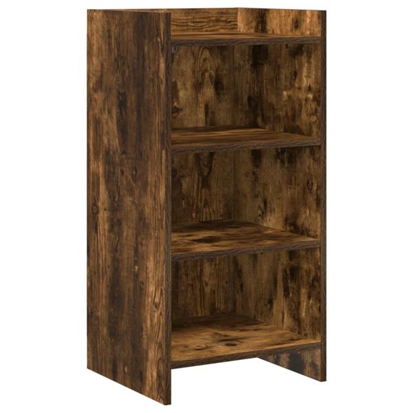vidaXL Servírovacia skriňa Dymový dub 40 x 36 x 80 cm Kompozitné drevo