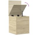 vidaXL Úložný box dub sonoma 40x42x46 cm kompozitné drevo