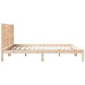 vidaXL Extra dlhá posteľ bez matraca 180x220 cm masívne drevo