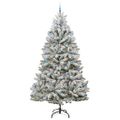 vidaXL Umelý vianočný stromček 270 cm 300 LED Teplá biela PVC a oceľ