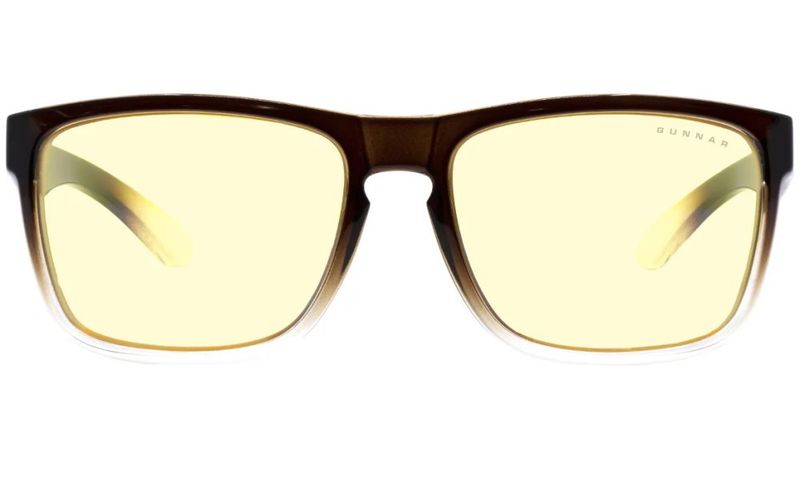GUNNAR kancelárske/hertné okuliare  INTERCEPT LATTE/FADE jantárové sklá BLF 65 GUNNAR focus