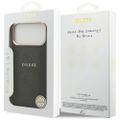 Obal Guess pre iPhone 17 Pro Max HC MAGSAFE PU S 4G PU PRÚŽOK čierny