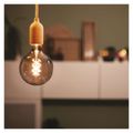LED žiarovka DECO SMOKED G125 / E27 / 4,5 W (19 W) / 180 lm / flame