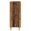 vidaXL Servírovacia skriňa Staré drevo 34 x 69.5 x 89 cm