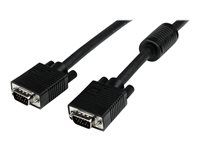 Kábel VGA - HD-15 (VGA) (M) do HD-15 (VGA) (M) - 2 m - lisovaný - čierna