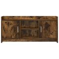vidaXL TV skrinka 102 x 33 x 47 cm Dymový dub Kompozitné drevo