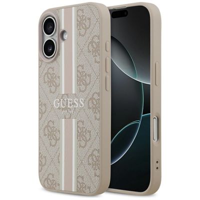 Puzdro Guess 4G Printed Stripes MagSafe pre iPhone 17 ružové