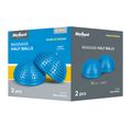 Senzorické pologule s výstupkami REBEL RBA-3106-BL pre rehabilitáciu, sada 2 kusov, modré, Senzorické pologule s výstupkami REBEL RBA-3106-BL pre rehabilitáciu, sada 2 kusov, modré,