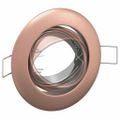 vidaXL Bodové svetlo 12 ks Medená 9 x 9 x 2.5 cm Kov