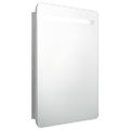 vidaXL LED kúpeľňová zrkadlová skrinka betónová sivá 60x11x80 cm