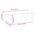 vidaXL Stojan na monitor 50x27x15 cm masívna borovica