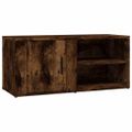 vidaXL TV skrinka dymový dub 80x31,5x36 cm spracované drevo