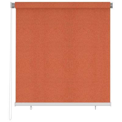 vidaXL Vonkajšia zatemňovacia roleta 140x140 cm oranžová