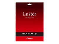 Trblietavý - 260 mikrónov - A4 (210 x 297 mm) - 260 g/m² - 20 listov fotografický papier - pre PIXMA PRO-1, PRO-10, PRO-100, TS7450i