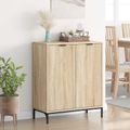 vidaXL Servírovacia skriňa Sonoma dub 69,5 x 33 x 82 cm