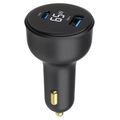 GEMBIRD Car Charger, Nabíjačka USB/USB-C, 65W