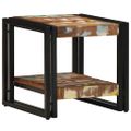 vidaXL Konferenčný stolík 40 x 40 x 38 cm Masívne obnovené drevo
