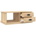 vidaXL Konferenčný stolík dub sonoma 90x50x35 cm kompozitné drevo