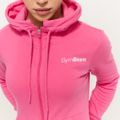 Dámska mikina so zipsom Limitless Dragonfruit - GymBeam, veľkosť XS