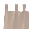 vidaXL Záclony na zatemnenie s krúžkami 2 ks Sivohnedá 260 x 140 cm
