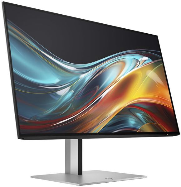 HP/724pf/23,8"/IPS/FHD/100Hz/5ms/Blck-Slvr/3R LED monitor, 23,8", IPS, 1920×1080, 5ms, 300cd/m2, 16:9, 100Hz, 2× DisplayPort, HDMI, 4× USB, Pivot, VESA, cerno-stríbrný, en. tr