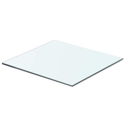 vidaXL Poličkový panel z priehľadného skla, 40x30 cm