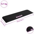vidaXL Prahové rampy 2 ks 110x32x3,8 cm guma
