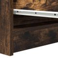 VidaXL Príborník Dub dymový 100x35x99 cm Konštruktérske drevo