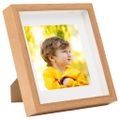 vidaXL 3D fotorámiky 3 ks dubové 23x23 cm na 13x13 cm obrázok