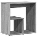vidaXL Príručný stolík sivý dub sonoma 50x30x50 cm spracované drevo