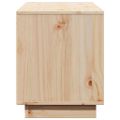 vidaXL TV skrinka 110,5x35x44 cm masívna borovica