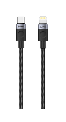 Kábel iPEAX 90010106 USB-C/Lightning 1,5 m čierny
