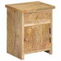 vidaXL Nočný stolík z masívneho mangovníkového dreva 40x30x50 cm