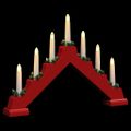 vidaXL Vianočný sviečkový most 3 ks 7 LED Teplá biela 39.5 x 5 x 29 cm