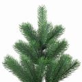 vidaXL Umelý vianočný stromček jedľa Nordmann LED a gule zelený 150 cm
