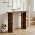 vidaXL Konzolový stôl Staré drevo 100 x 39,5 x 75 cm Kompozitné drevo