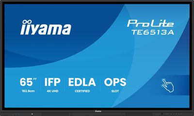65'' iiyama TE6513A-B2AG: IPS, 4K, 40P, EDLÁ
