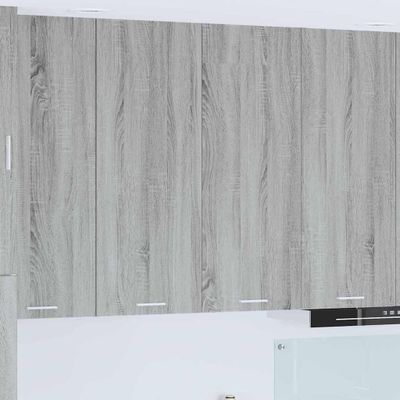 vidaXL Závesná skrinka Sivý Sonoma 80 x 31 x 100 cm Kompozitné drevo