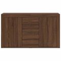 vidaXL Servírovacia skriňa Hnedý dub 120 x 36 x 69 cm Kompozitné drevo