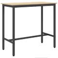 vidaXL stôl Sonoma dub 100 x 50 x 90,5 cm Inžinierske drevo a oceľ