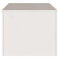 vidaXL Konferenčný stolík so zásuvkou Drammen Biela 99 x 55 x 45 cm