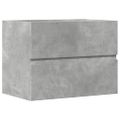 vidaXL Kúpeľňová skrinka betónová sivá 60x38,5x45 cm kompozitné drevo