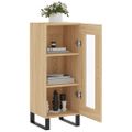 vidaXL Komoda dub sonoma 34,5x34x90 cm spracované drevo