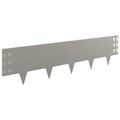 vidaXL Obrubník trávnika 30 ks 100 x 25 cm Oceľ Hrdzavý